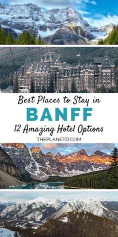 the best places to stay in banff and amazing hotel options for your next trip