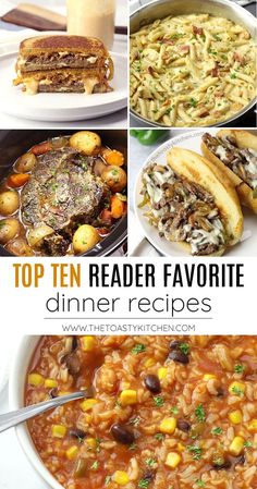 the top ten reader favorite dinner recipes