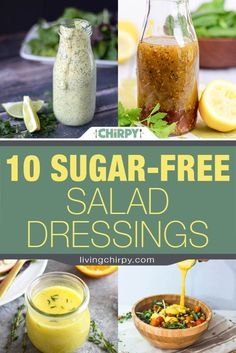 10 sugar - free salad dressings that are easy to make