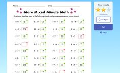 a worksheet for adding mixed and mixed numbers to the same number line in addition