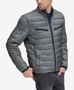 Racer Jacket Men, Baby Boy Outfits Swag, Duck Jacket, Puffer Coats, Racer Jacket, New York Mens, Packable Jacket, Marc New York, Winter Jacket Men