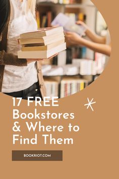 An image of someone browsing in a bookstore with the text 17 FREE bookstores and where to find them from book riot dot com. Street Library, Book Swap, Honor System, Indie Bookstore, Book Exchange, Best Book Covers, Donate Books, Free Library, Too Good To Be True