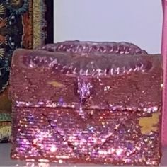 Pink Kurt Geiger Sequin Mini Bag Pink Mobile Phone Box Bag Gift, Pink Crossbody Evening Bag As Gift, Luxury Pink Box Bag For Gift, Pink Crossbody Box Bag As Gift, Pink Crossbody Box Bag For Gift, Pink Crossbody Box Bag For Party, Rectangular Party Flap Bag With Removable Pouch, Rectangular Pink Satchel For Party, Convertible Crossbody Bag