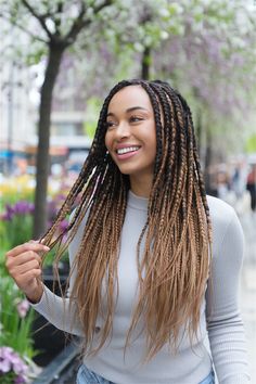 Discover the beauty of this elegant twist braided hairstyle for black women, perfect for those seeking a quick yet stunning look. The intricately woven twists create a chic updo that showcases your unique style. Add vibrant color, like deep red, and accessorize with beads to elevate your look for any occasion. Embrace easy maintenance while making a bold fashion statement that stands out in 2024. #braidedhairstylesforblackwomen Twist Braided Hairstyles, Hairstyle For Black Women, Dreadlock Maintenance, Chic Updo, Dreadlock Styles, Braided Hairstyle, Twist Braid Hairstyles, Synthetic Dreads, Penteado Cabelo Curto