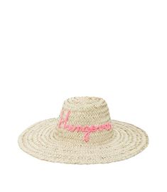 The perfect straw hat for the beach. Both classic and humorous, the "L'ombre" adds just the right amount of shade. Pink Straw Hat For Summer, Pink Flat Brim Boater Hat For Beach, Vacation Pool Straw Hat In Toquilla, Vacation Poolside Toquilla Straw Hat, Flat Brim Straw Hat For Vacation Sunbathing, Flat Brim Straw Hat For Sunbathing On Vacation, Vacation Straw Hat With Flat Brim For Sunbathing, Summer Pool Straw Hat Made From Toquilla Straw, Summer Pool Toquilla Straw Hat