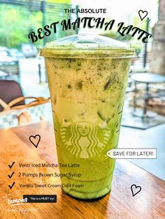 the best matcha latte from starbucks