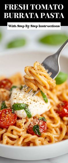 Image for Fresh Tomato Burrata Pasta Tomato Burrata Pasta, Tomato Pasta Recipes, Burrata Pasta, Cozy Dinner, Friends Gathering, At The Table, Pasta Recipe, Fresh Tomatoes, Pasta Dishes