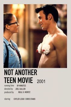 Not Another Teen Movie Poster, Movie Poster Aesthetic, Romance Movie Poster, Not Another Teen Movie, Night Film