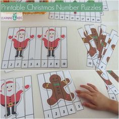 the christmas number puzzles are being used on facebook