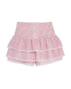 KatieJnyc Girls' Jordie Tiered Skort - Big Kid Fairy Room, Dream Wishlist, Summer Wishlist, Rush Outfits, Lace Trim Shorts, Senior Picture Outfits, Printed Skirt, Beach Vacations, Cute Preppy Outfits