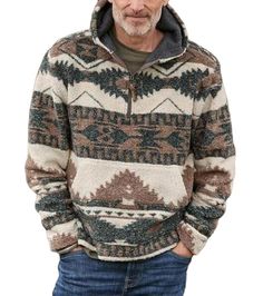 PRICES MAY VARY. Size Guide: XS=US 0-2, S=US 4-6, M=US 8-10, L=US 12-14, XL=US 16-18, XXL=US 20-22; This Mens Fall Winter Aztec Sweatshirt Pullover is made of mid-weight and high-quality fabric Simple But Trend-on: Mens 2023 fuzzy fleece jacket vintage aztec western coat sweaters with pockets Features: Pull on closure, undetachable hood, retro tribal Aztec pattern, mid-weight, loose fit style, digital geometric printing Stylish and warm: This shaggy faux fur Aztec printing sweatshirt jumper will Aztec Hoodie, European Men, Hoodies Men Pullover, Retro Stil, Pullover Men, Hooded Sweater, Casual Pullover, Men Winter, Pullover Sweatshirts