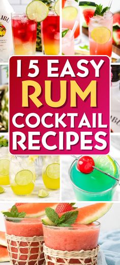 Malibu Rum Drink Recipes – Try these insanely good Malibu Rum Cocktails for your tropical hour! Fun and flavorful adult beverages using the one and only – Malibu Coconut Rum! Rum cocktail recipes, summer cocktails, easy rum cocktails, coconut rum cocktails, cocktails with rum, Malibu Rum drinks. Summer Cocktail Recipes Rum, Drinks To Make With Rum, Sweet Mixed Drinks Alcohol Recipes, Keto Rum Drinks, Easy Mixed Drinks Alcohol Parties, Cocktails With White Rum, Rum Runner Recipe Easy, Rum Cocktail Recipes Easy, Mixed Drinks Alcoholic Summer