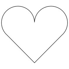 a black and white heart shape