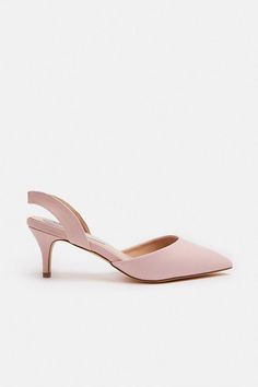 Sling Back Pointed Court Shoe Sling Back Shoes, Back Shoes, Kitten Heel Shoes, Winter Shoes For Women, Shoe Fits, Slingbacks, Pink Suede, Phase Eight, Latest Shoes