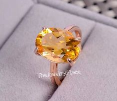 Topaz Ring Designs, Yellow Topaz Ring, Yellow Gems, Gem Ring, Citrine Ring, Natural Citrine, Citrine Gemstone, Small Rings, Gold Plated Rings