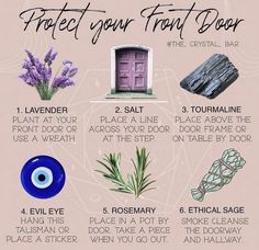 Witchy Homemaking, Hello Witchling, Home Feng Shui, Witchy Planner, House Protection, Using Crystals, Rosemary Sage, Witch Tips, Witch Rituals