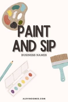 paint and sip business names for artists