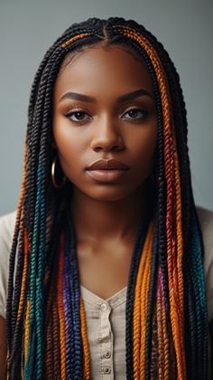 8 Tips for Maintaining Long Knotless Box Braids With Color - Eduardo Turley's Beauty Ideas Knotless Box Braids With Color, Long Knotless Box Braids, Box Braids With Color, Braids With Color, Colored Box Braids, Knotless Box Braids, Colored Braids, Cool Braid Hairstyles, Cool Braids