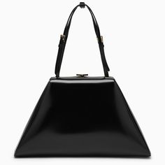 Black Brushed Leather Handbag From Prada Featuring A Top Handle, A Snap Fastening, Light Gold-Tone Metal Hardware And An Internal Flat Pocket. Width 33 Cm X Height 19 Cm X Depth 8 Cm Handle Light: 16 Cm Size Type: Int Material: Leather Sku: 2f-1bk016ooozo6/N_prada-F0002_100 Welcome To The Official Luosophy Poshmark Closet! Luosophy Is A Luxury Brand Reselling Company Founded In San Diego, Ca From 2016. All Our Products Are Imported From Italy And Sold In The Usa. We Do Our Best To Provide High F Prada Black Bag, Prada Leather, Prada Crossbody, Bottega Veneta Shoulder Bag, Prada Crossbody Bag, Black Bag, Metal Hardware, Prada Bag, Leather Handbag