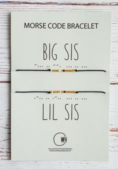 the morse code bracelet has two different types of beads