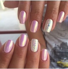 Purple And Pink Nails, Luv Nails, Ombre Gel Nails, Elegant Nail Designs, French Manicure Nails, Mermaid Nails, Christmas Nails Acrylic, Colorful Nail Designs, Dipped Nails