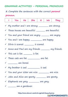 a worksheet with words and pictures to help students learn how to say the word