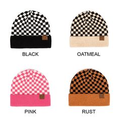 Stay warm and stylish with this CC Wool Check Pattern Beanie! Crafted from premium quality wool, it features anti-pilling fabric and a trendy check pattern – perfect for topping off your look with a touch of class. Plus, you'll love the authentic C.C ® Branding & Quality that's sure to keep you cozy all winter long! PRODUCT FEATURES: Authentic C.C ® Branding & Quality Trending Check Pattern Unisex SIZING: One Size Fits Most C.C ® Tag || Fits Size Youth 5/6 - Adult || (Head Circumference 20" - 24 Trendy Wool Winter Hat, Trendy Wool Hat For Winter, Trendy Winter Wool Hat, Retro Fall Hats One Size, Retro Fall Hat One Size, Retro One Size Hats For Fall, Retro Beanie Hat For Fall, Casual Plaid Hat For Fall, Trendy Fall Beanie Cap