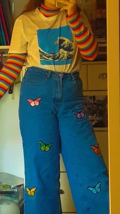 Styl Indie, Kid Core Outfits, Indie Kid Outfits, Kidcore Clothes, Kidcore Outfit, Kidcore Fashion, Indie Outfit Inspo, Mode Indie, Indie Aesthetic Outfits