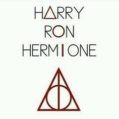 the deathly symbol for harry potter and hermione