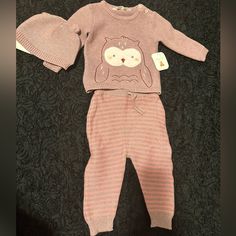 Rene Rofe Sweater Set. Size 6-9 Months. New With Tags. Pinkish Colors. Sweater Hat Super Cute. Previously Owned. Washwd But Never Worn. Good Condition And Quality. A1250 Sweater Hat, 9th Month, Sweater Set, Matching Sets, Kids Shop, Super Cute, Size 6, Tags, Pink