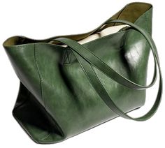 Trendy Green Shoulder Bag With Large Capacity, Trendy Green Large Capacity Bag, Trendy Large Capacity Green Bag, Green Casual Shoulder Bag For Shopping, Casual Green Shoulder Bag For Shopping, Green Shoulder Bag For Shopping, Casual Green Satchel Shoulder Bag, Trendy Green Everyday Satchel, Trendy Green Satchel For Everyday