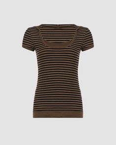 Details: Short-sleeve T-shirt with stripes design and hoodTop Length: NormalSleeve Length: Short SleevesMaterials:50% Cotton + 45% Polyester + 5% Spandex Casual Fitted Tops With Horizontal Stripes, Fitted Casual Tops With Contrast Stripes, Casual Fitted Top With Contrast Stripes, Fitted Casual Top With Contrast Stripes, Casual Striped Ribbed Tops, Fitted Horizontal Stripe Crew Neck Top, Fitted Striped Ribbed T-shirt, Striped Ribbed Short Sleeve Tops, Striped Ribbed Cotton Top