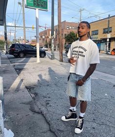 Black Men Streetwear, Drip Fashion, City Streetwear, Denim Bracelet, Braids Cornrows, Summer Outfits Men Streetwear, Mens Summer Outfits