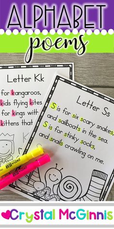 the letter k is for king and queen in this printable alphabet poem with two markers