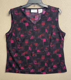 Casual Fitted Sleeveless V-neck Top, Casual Multicolor V-neck Vest, Multicolor V-neck Tank Top Vest, Multicolor V-neck Tank Top, Blouse Sleeveless, Ebay Store, Top Shirt, V Neck