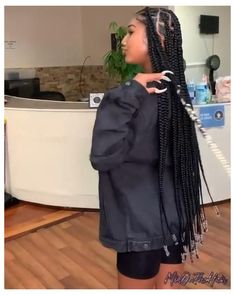 Knotledd Box Braids, Blackhairstyles Braids, Box Braids With Beads, Knotless Braids With Beads, Knotless Box Braids, Big Box Braids, Big Box Braids Hairstyles, Feed In Braids Hairstyles, Goddess Braids Hairstyles