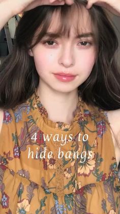 Hairstyles for Special Occasions: Dress Up in Style Open Hairstyles With Bangs, Hairstyle For Hiding Bangs, Hairstyles To Hide Bangs Long Hair, Simple Hairstyle With Bangs, How Hide Bangs, How To Make My Bangs Look Good, Korean Front Bangs Tutorial, Bangs See Trough Korean Short Hair, Hairstyles For Hide Bangs