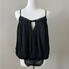 Nwot Free People Silk Lace Bodysuit All Orders Ship In 1-3 Business Days! Free People Black Satin Flowly, Laced Trim, Keyhole Bodysuit Size: Xs Color: Black Brand: Free People Intimately Style: Satin Lace Bodysuit Condition: Nwot (Never Worn, See Panty Liner)No Flaws, No Holes, No Rips, No Stains, No Pilling, No Visible Signs Of Wear // Clean Condition Measurements (See Photos): - 16.5" Top Length - 14.5" Front Center Length - 22" Total Bodysuit Length (Incl. Bottom) - 14.5" Bust - 12.5" Across Black Lace Trim Bodysuit For Summer, Summer Sleeveless Bodysuit With Lace Trim, Sleeveless Summer Bodysuit With Lace Trim, Sleeveless Lace Trim Bodysuit For Summer, Free People Bodysuit, Panty Liner, Silk Lace, Free People Black, Lace Bodysuit