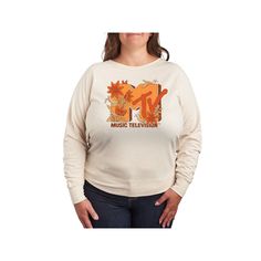 She will love showing off her style with this Plus Size MTV Fall Florals Lightweight French Terry Sweatshirt. FEATURES Long sleeves ScoopneckFABRIC & CARE Cotton/Polyester Machine wash Imported Size: 1X. Color: Beige. Gender: female. Age Group: adult. Fall Florals, How To Show Love, Fall Floral, Her Style, Mtv, Womens Clothing Tops, French Terry, Gender Female, Fabric Care