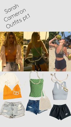 Cute Camp Outfits Summer, Outerbanks Style Clothes, Outer Banks Bitmoji Outfit, Jj Maybank Outfit Ideas, Outer Banks Inspired Outfits Sarah, Summer Outfits Obx Style, Outer Banks Aesthetic Outfits Sarah, Sarah Cameron Outfits Aesthetic, Pouge Outfits Ideas