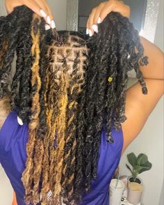 Protective Styles Over Locs, 4b Locs, Hair Stules, Big Box Braids Hairstyles, Beautiful Dreadlocks, Cute Curly Hairstyles, Dyed Hair Inspiration