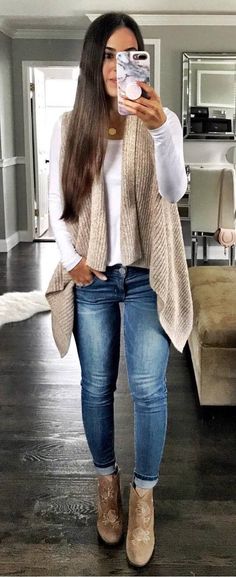 Perfect Winter Outfit, Fest Outfits, Outfit Jeans, Fashion Weeks, Jeans Outfit, Looks Style, Fall Winter Outfits, Outfits Ideas, Outfits Casuales