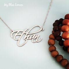 Order any word or name, for your new 14k pure white gold  Ethan style name necklace!A great gift for any occasion!*Nameplate and chain are all solid 14k white gold. *Nameplate is 0.8 high quality thickness. *This special artistic font is larger than your average nameplate.*Check out the font photo to see the letters in your name!*Be sure to tell me the name or word that you would like in the NOTE TO SELLER section of your etsy checkout!I hand make all of my jewelry, please allow me 4-6 business Ethan Name Necklace, Ethan Name, Hip Hop Chains, Gold Name Necklace, Christian Jewelry, Spiritual Jewelry, Personalized Necklace, Men's Jewelry, Star Necklace