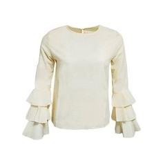 Gender:Women Sleeve Length(cm):Full Material:Polyester,Cotton Sleeve Style:Butterfly Sleeve Collar:O-Neck Model Number:WBS78 Style:Streetwear Clothing Length:Regular Decoration:Ruffles Pattern Type:Solid Fabric Type:Broadcloth Beige Stretch Blouse With Feminine Style, Feminine Beige Stretch Blouse, Spring Beige Blouse, Beige Stretch Blouse For Spring, Spring Beige Stretch Blouse, Stretch Beige Blouse For Spring, Stretch Beige Blouse For Day Out, Cream Blouse For Brunch In Fall, Solid Color Blouse For Spring Brunch