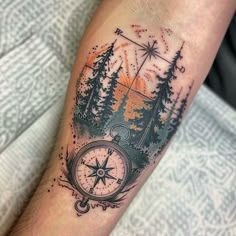 Hunting Tattoo Design Set Mens Outdoors Tattoo Ideas, Tennessee Tattoo For Men, Hunting Tattoo Design, Adventurous Tattoos, River Tattoo For Women, Men’s Tatoos, Waterfall Tattoos, Outdoorsy Tattoos