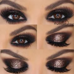 Teknik Makeup, Eye Makeup Steps, Beauty Make-up, Makeup Eye Looks, Makeup Designs, Eye Make