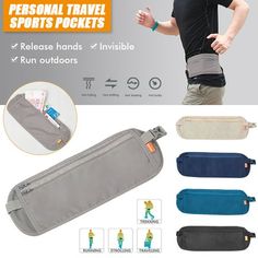 the travel pouch is designed for running and jogging