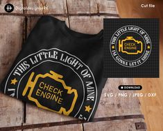 this little light of mine check engine t - shirt