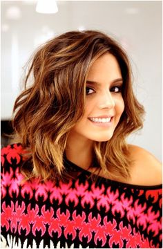 Long Bob Hairstyles for Wavy Hair Wavy Hairstyles Medium, Fall Hair Cuts, Long Bob Hairstyles, Mid Length Hair, Cut My Hair, Long Bob, Hair Today, Great Hair, Gorgeous Hair