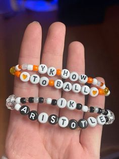 Bracelet Inspo Taylor Swift, So High School Bracelet, Eras Tour Bracelets Ttpd, Midnights Bracelet Ideas, Funny Beaded Bracelets, Eras Tour Bracelets Ideas Funny, Taylor Swift Eras Tour Bracelet Ideas